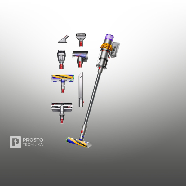 Пылесос Dyson V15 Detect Absolute Total Clean (SV47), Yellow/Nickel